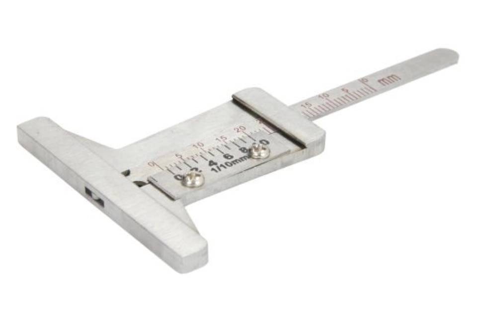 Stainless Steel Tread Depth Gauge
