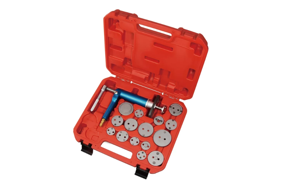 Air Operated Brake Piston Wind-Back Tool Kit 16pc