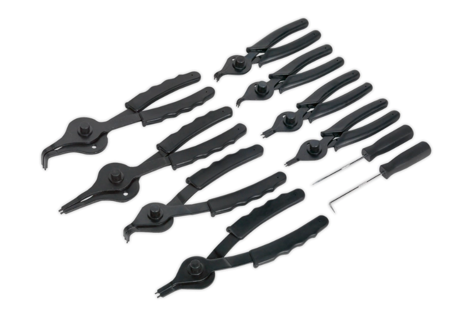 10PCS Circlip Plier and Hooks Set