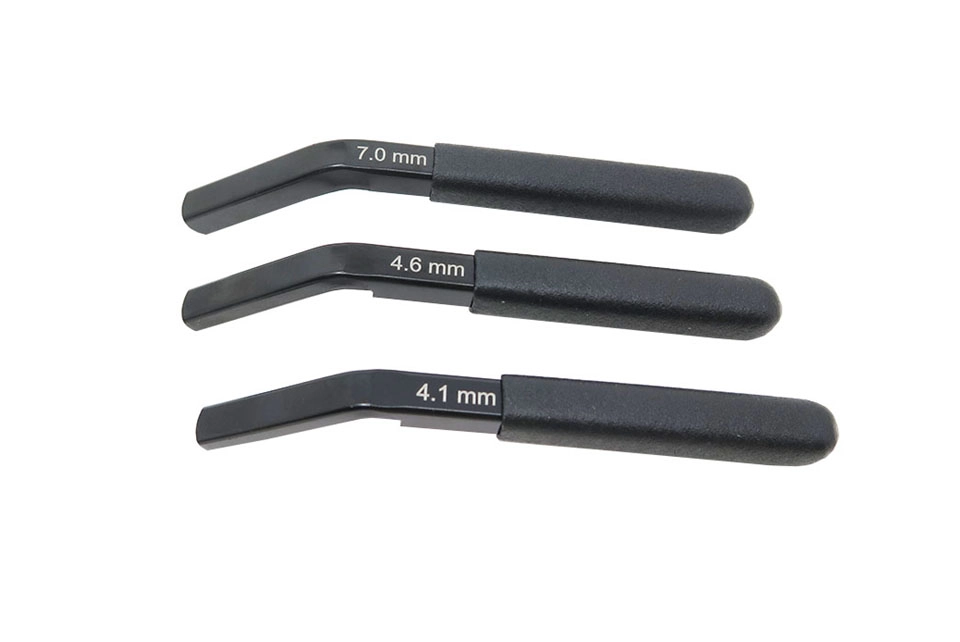 3PCS Engine Brake Adjustment Tool Kit Jake Brake Feeler Gauge