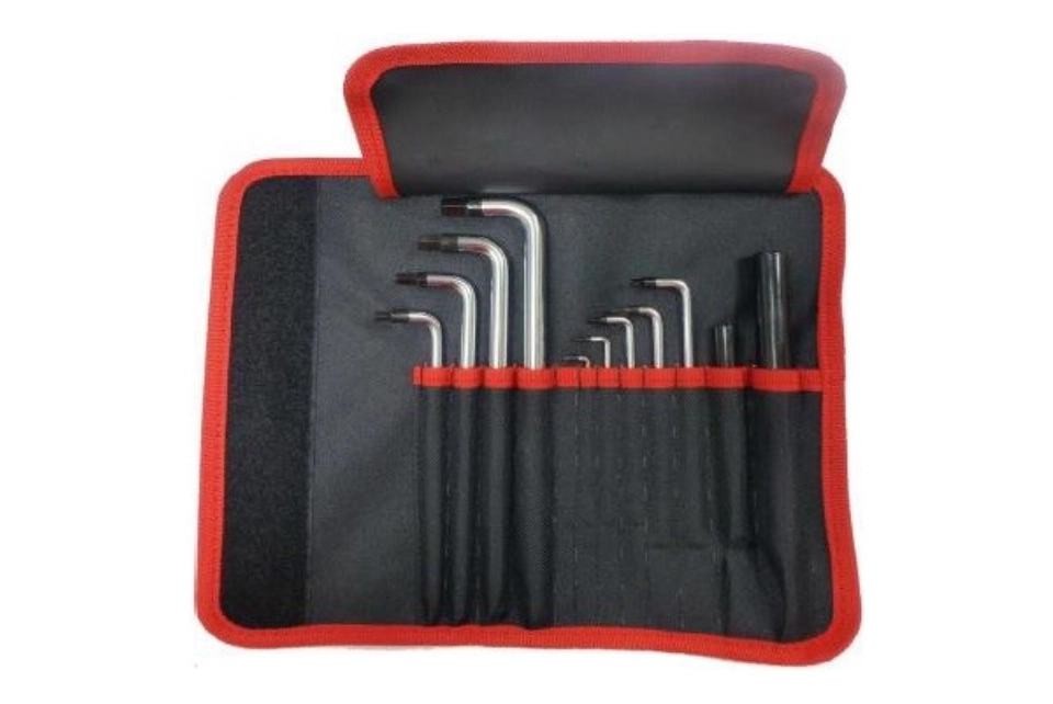 11PCS Long Type Ball Point Hex Key Wrench Set