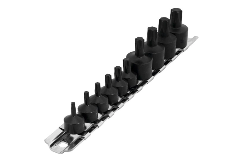 10PC 1/4" & 3/8" Dr. Stubby Impact Star Bit Socket Set