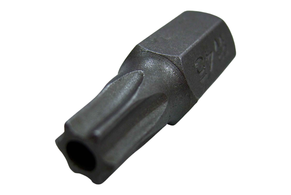 10mm Hex Tamperproof Star Bits. Size: T45 X 30mmL