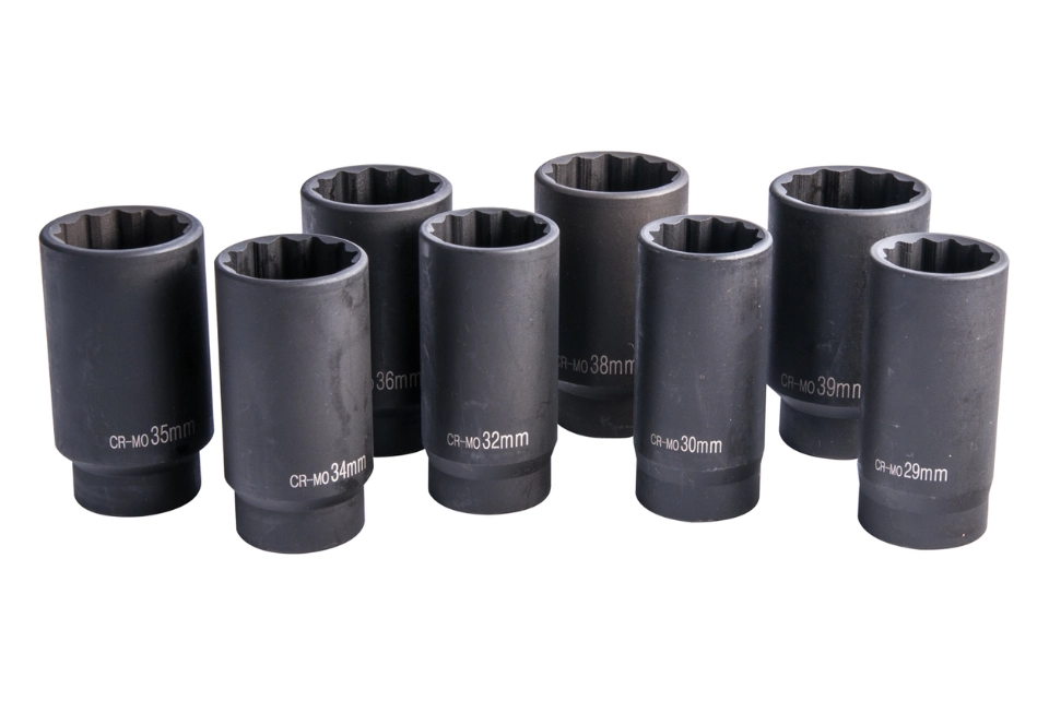 FWD Axle Nut Deep Socket Set 8PC 12PTS