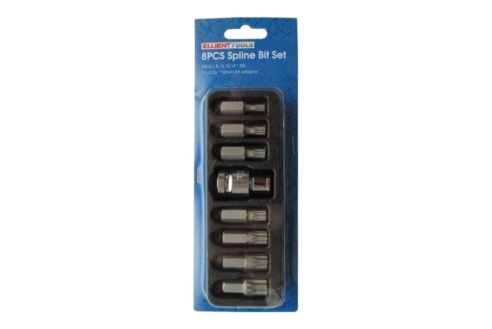 Spline Bit Set 8 Pcs