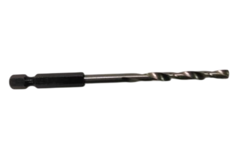 Single Drills Bit with Hexagon Shank. Size: 4.8mm