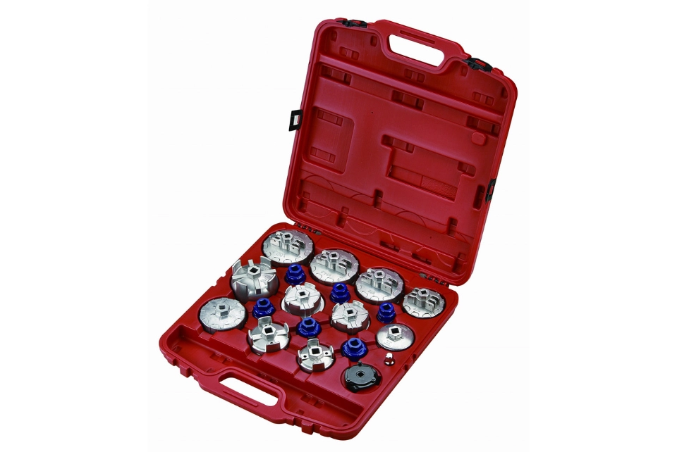 19PCS Oil Filter Cap Wrench Set - For Cartridge Type Filter