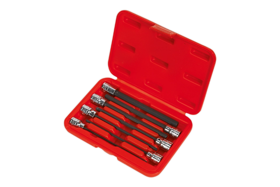 Hex Socket Bit Set 7PC 3/8" Sq Dr. Metric 150mm
