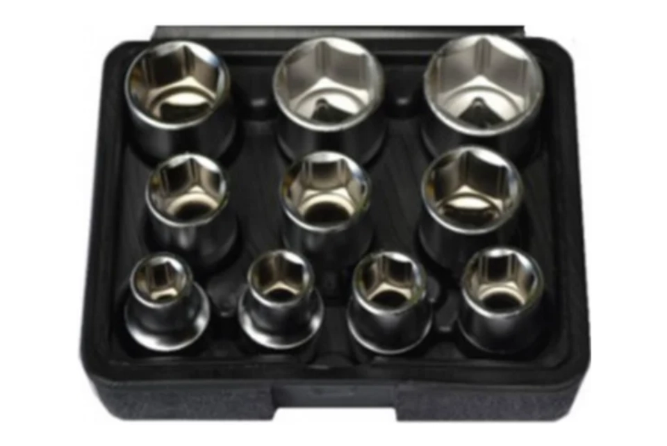 1/2" Socket Set MM & SAE 10pcs