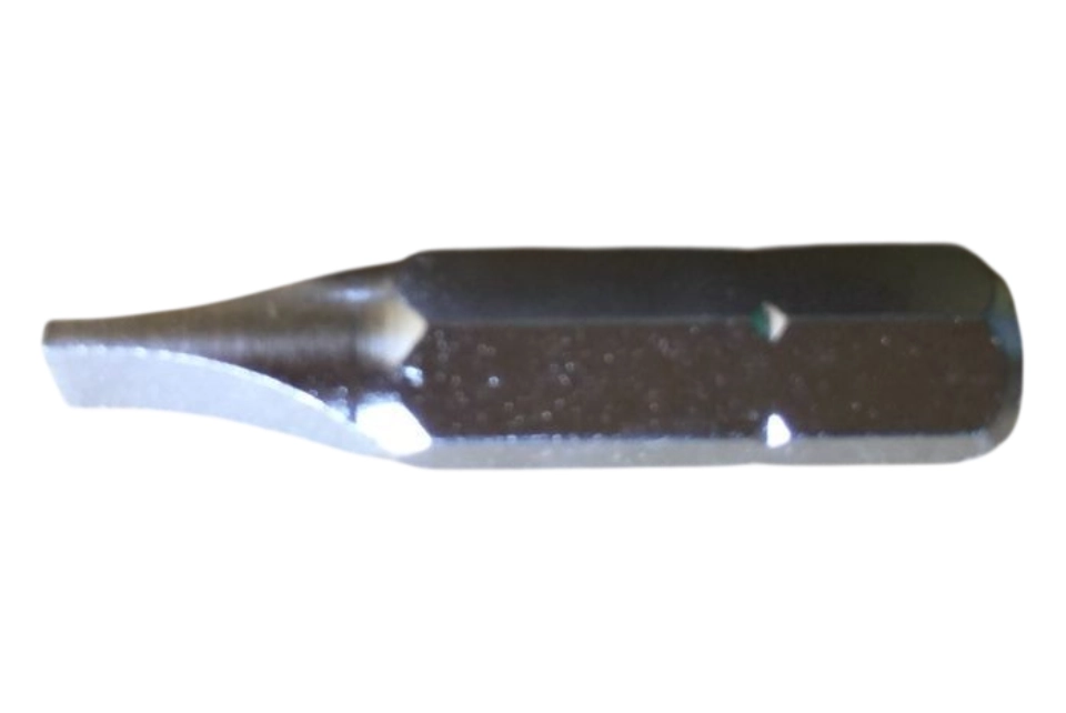 1/4" Hex Dr. 1.0 x 6.0 x30mmL Slotted Bit