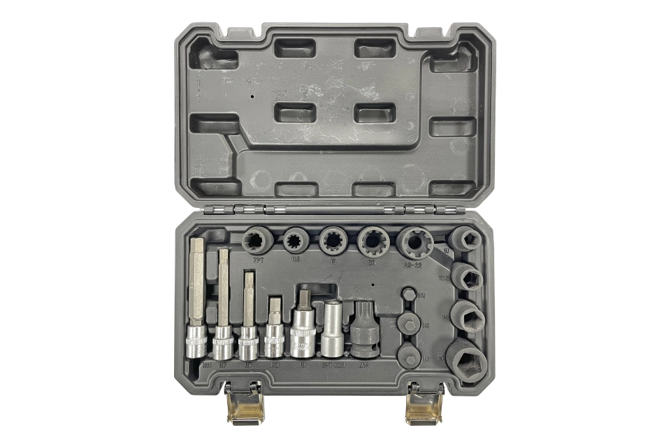 19Pcs Brake Caliper Socket Set