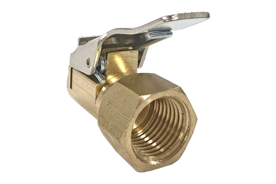 Air Chuck with Clip 1/4" Female Closed