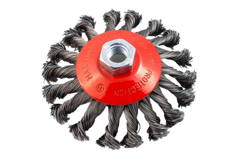 Twisted Knot Brush 100MM Bevel (M14 x 2MM)