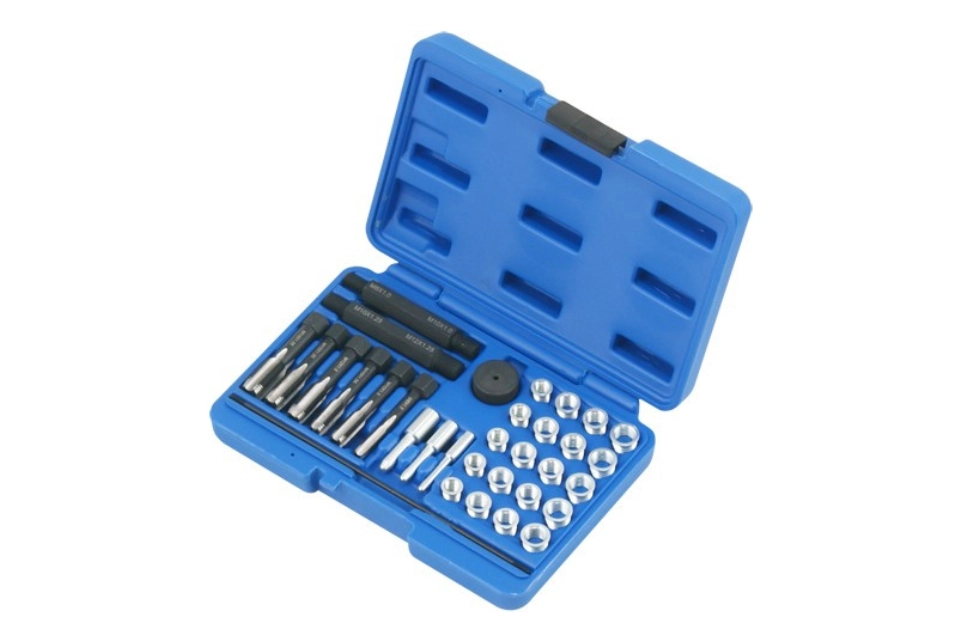 Glow Plug Thread Repair Kit 33pc