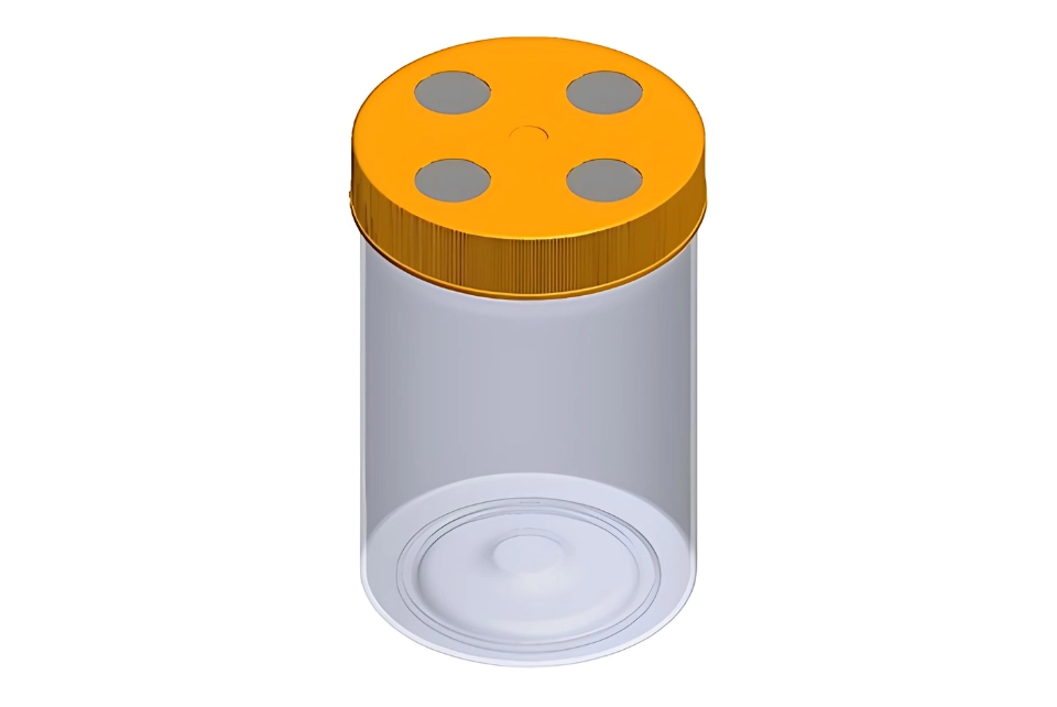2PC Magnetic Plastic Bottle
