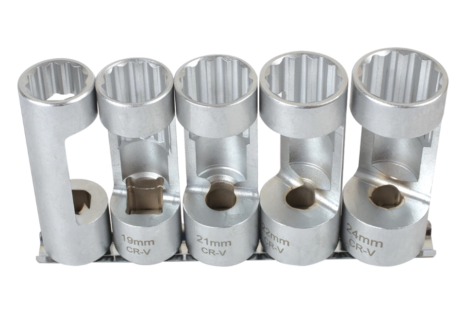 12PT 1/2"DR. Struct Nut Socket 5Pcs