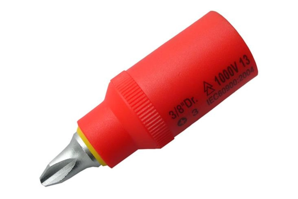 3/8" DR. 1000V Insulated Phillips Bit Sockets