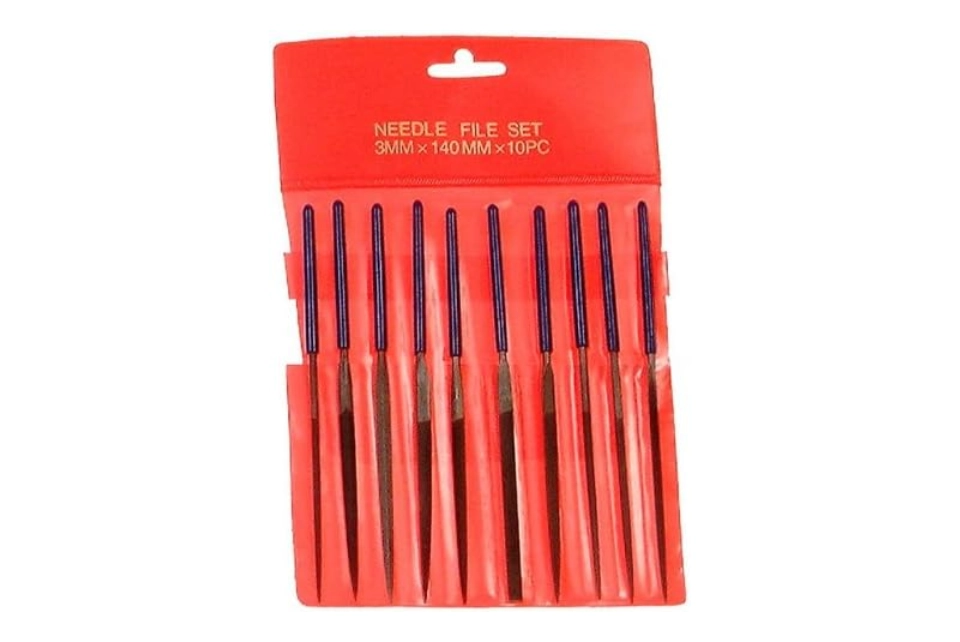 10PC x 140mmL Needle File Set
