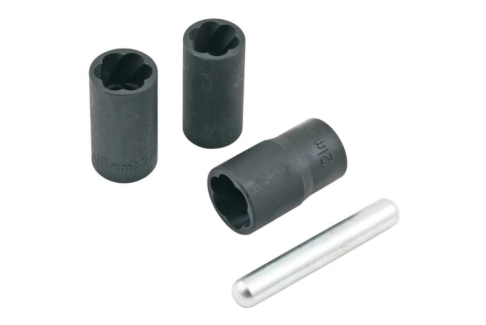 Locking Wheel Nut Removal 3Pcs Set