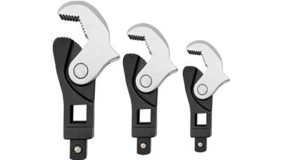 3 Piece Self Adjusting Crow Wrench Set