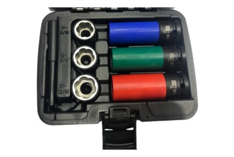 7PCS Wheel Impact Socket and Twist Set