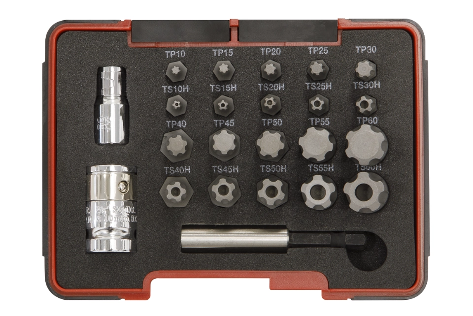 TRX-P & TRX TS Bit Set 1/4" & 3/8" Sq Drive 23 pc