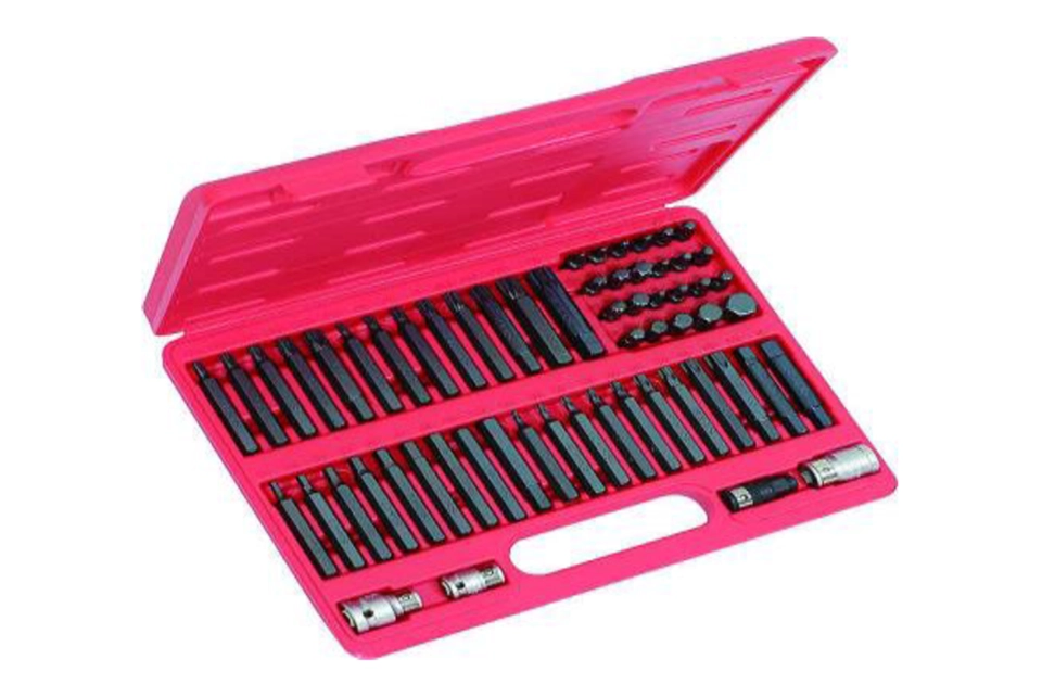 60PCS 3/8" & 1/2" Dr. Professional Bits Set